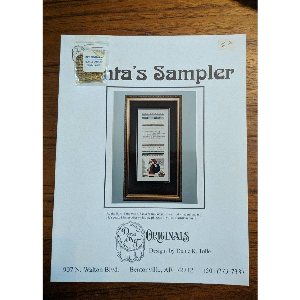 Santa's Sampler Cross Stitch Pattern